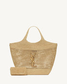 Saint Laurent Icare Bag In Raffia.