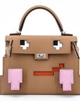 HERMÈS Limited Edition Kelly Doll Picto Chai