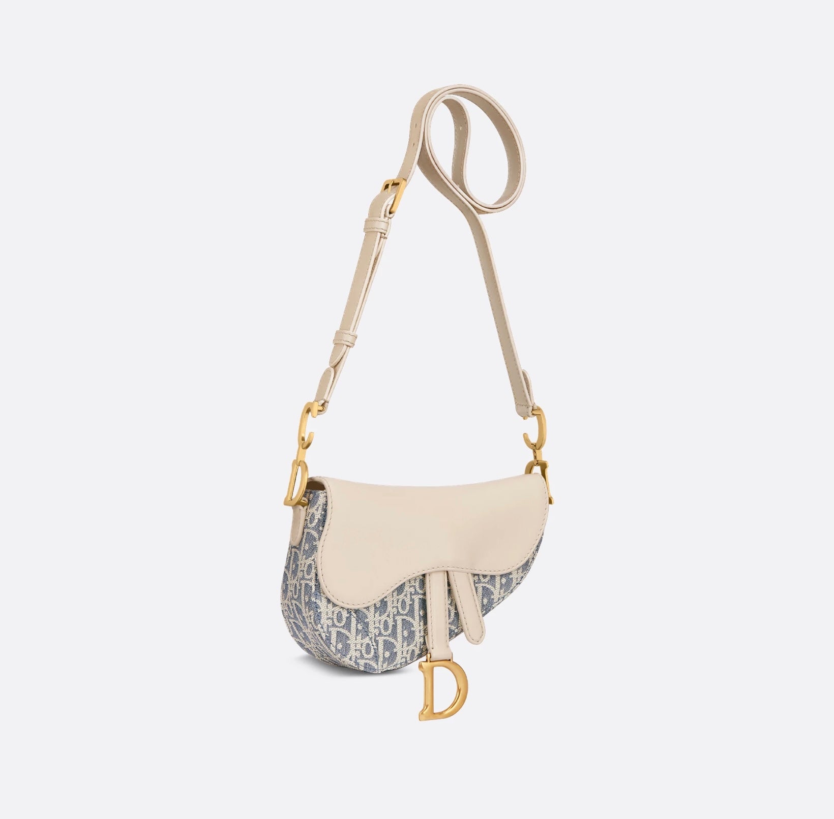 Dior Mini Soft Saddle Bag with Strap