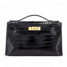 Hermès Kelly Pochette Crocodile.