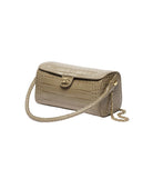 Chanel Clutch With Chain Dark Khaki