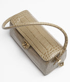 Chanel Clutch With Chain Dark Khaki