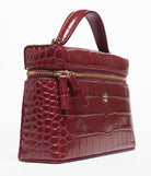 Chanel Vanity With Chain Dark Burgundy