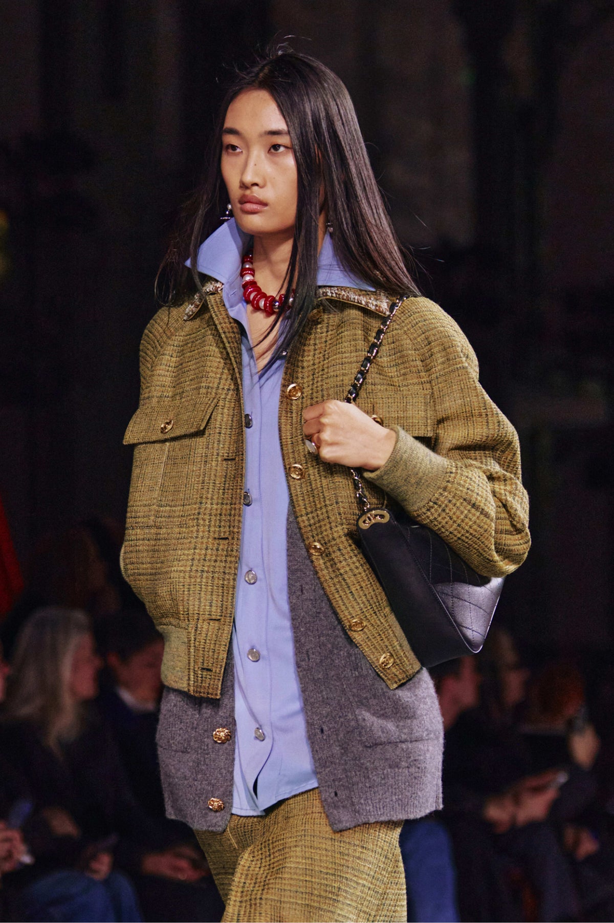 Chanel Jacket Wool Marigold Yellow