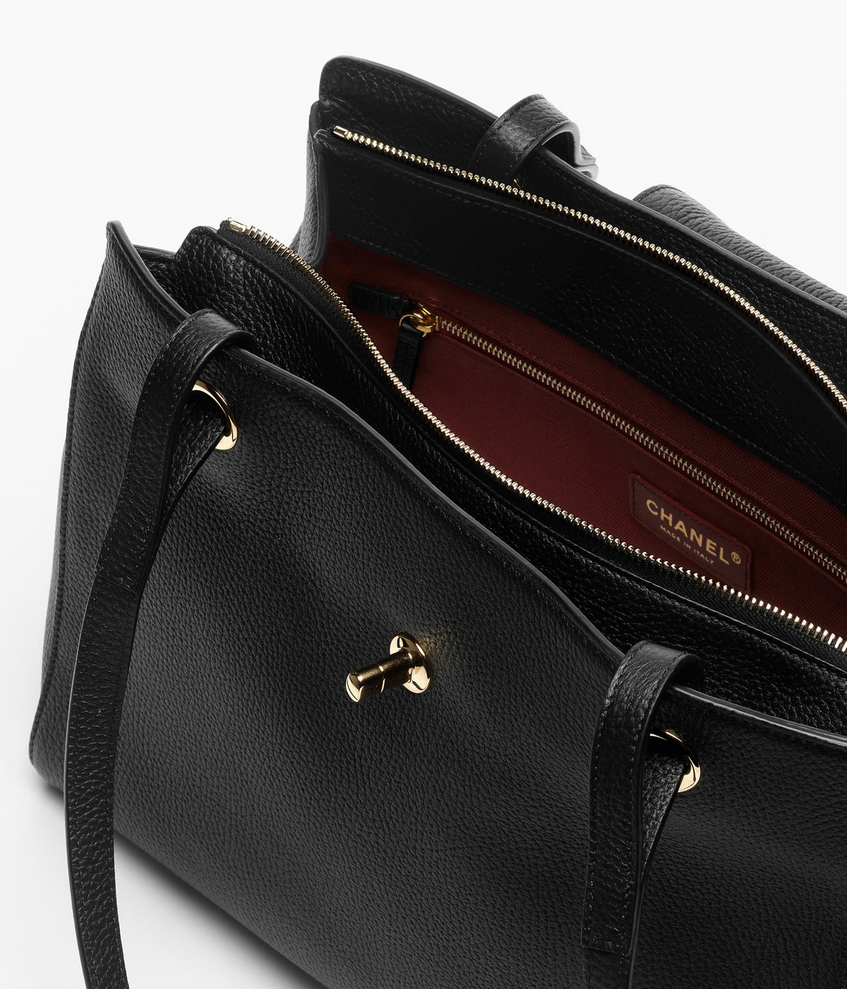 Chanel Small Shopping Bag Black