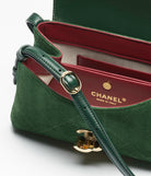 Chanel Small Flap Bag Dark Green