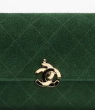 Chanel Small Flap Bag Dark Green