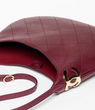 Chanel Hobo Handbag Dark Burgundy