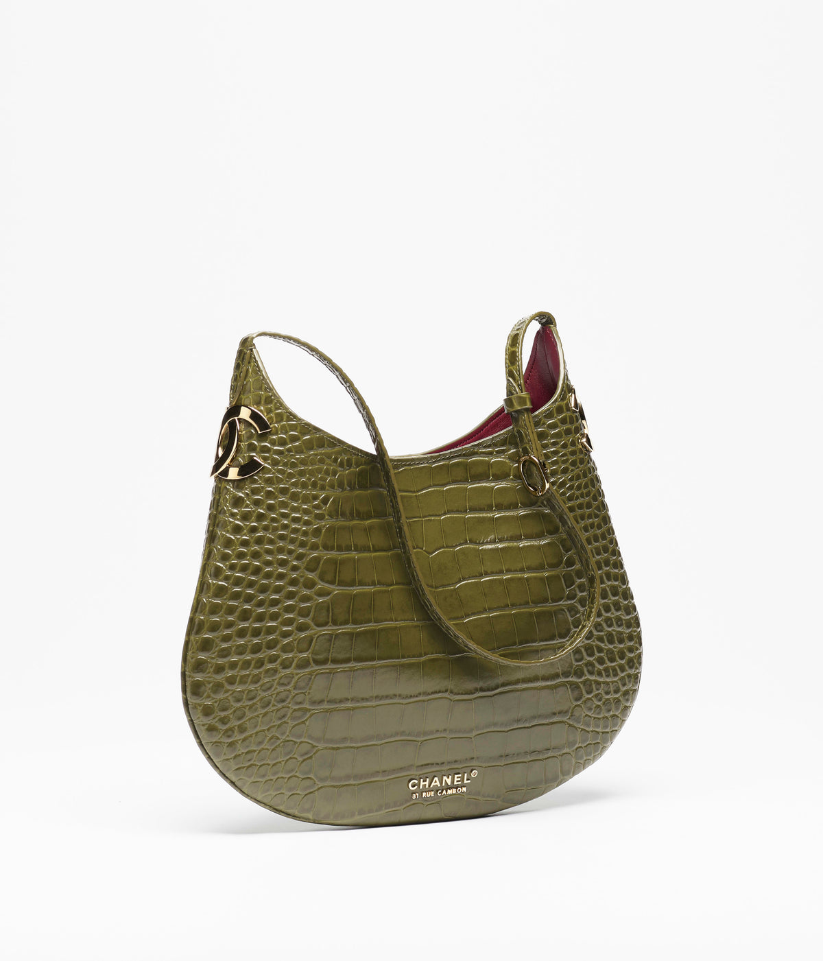 Chanel Hobo Handbag Khaki
