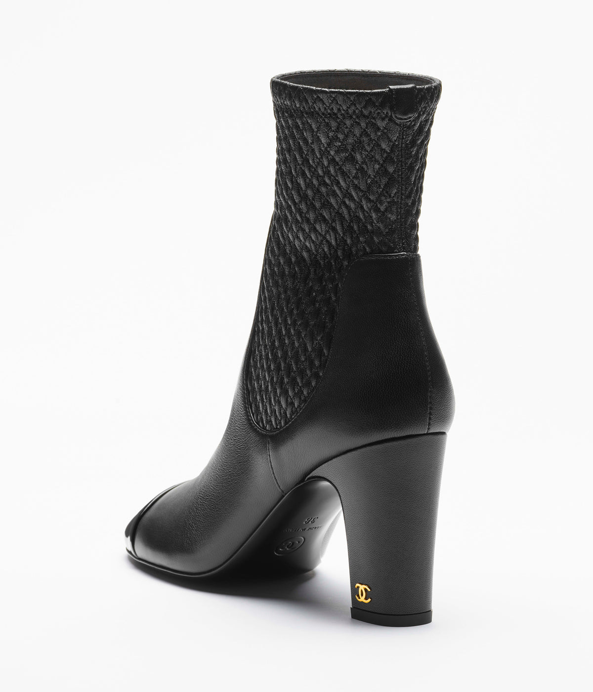 Chanel Short Boots Black