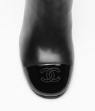 Chanel Short Boots Black