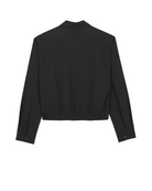 Black jacket on a white background