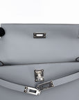 HERMÈS Kelly Pochette Gris Pantin