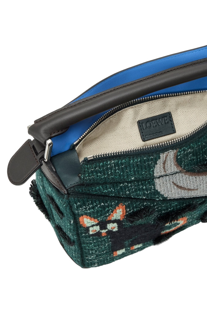 Loewe Futurist Cat Small Puzzle Bag
