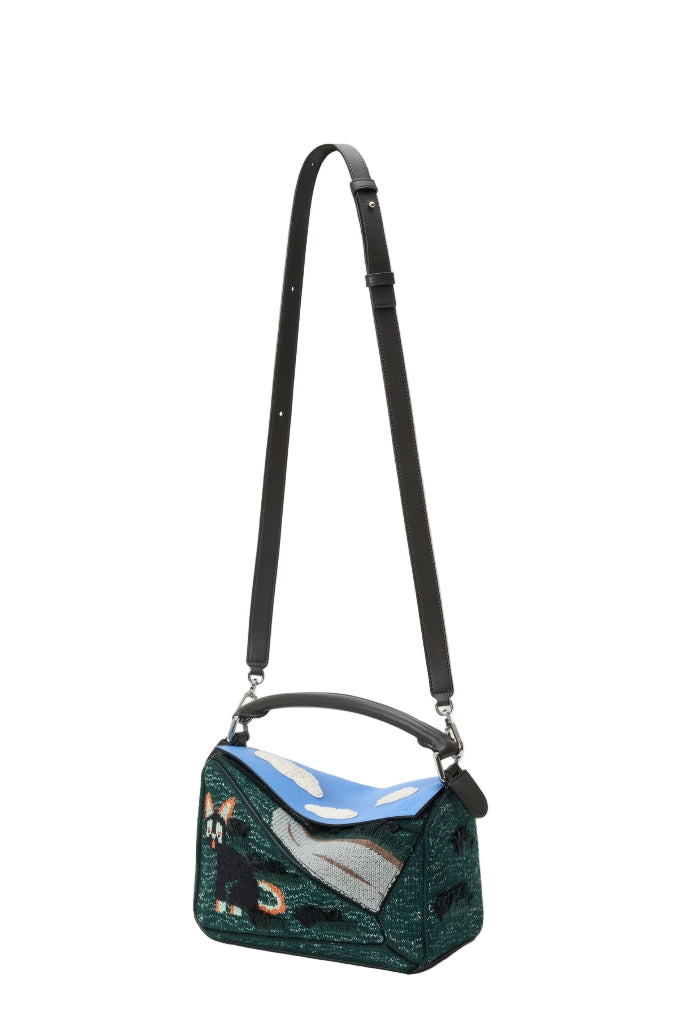 Loewe Futurist Cat Small Puzzle Bag