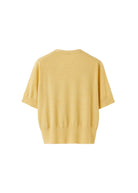 Yellow sweater on a white background