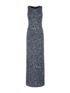 Floral patterned dress on a light gray background