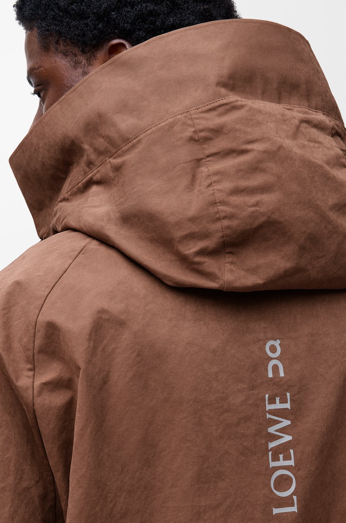 Loewe Short parka in technical cotton