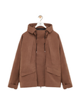 Loewe Short parka in technical cotton