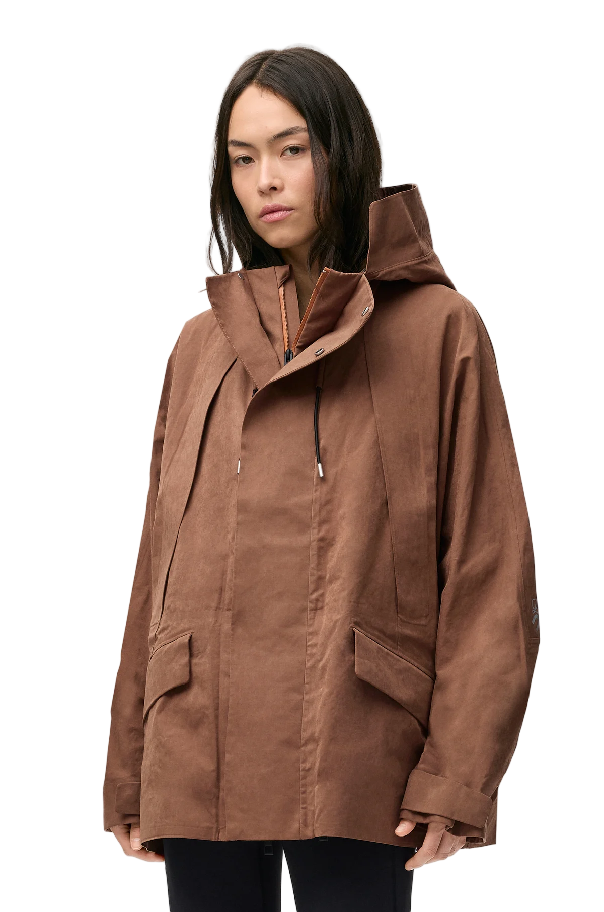 Loewe Short parka in technical cotton