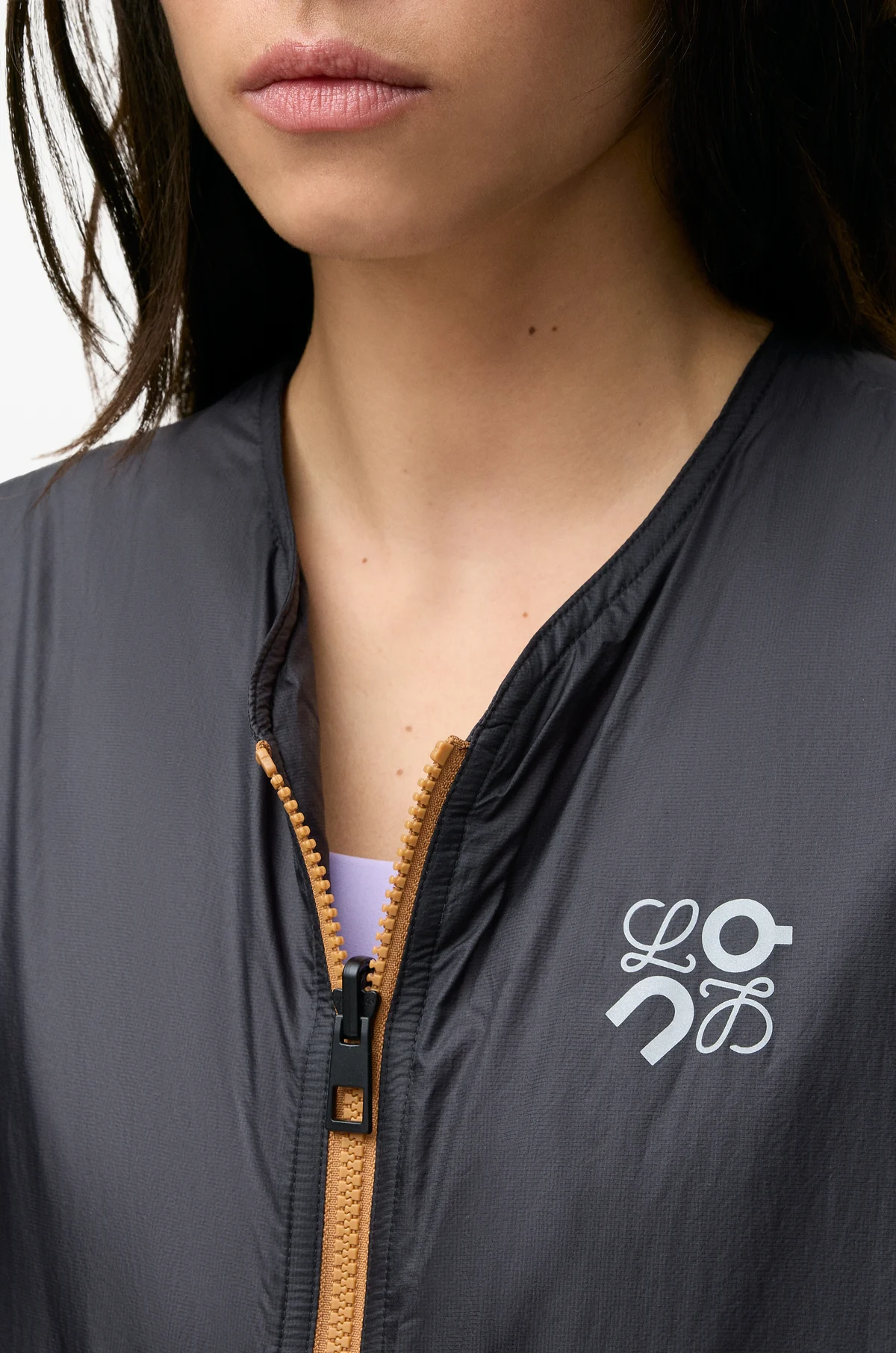 Loewe Short parka in technical cotton