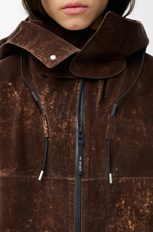 Loewe Jacket in Flocked Technical Shell