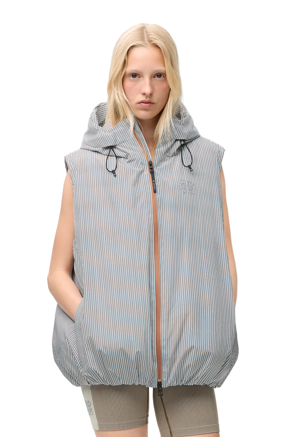 Loewe Puffer vest in technical shell
