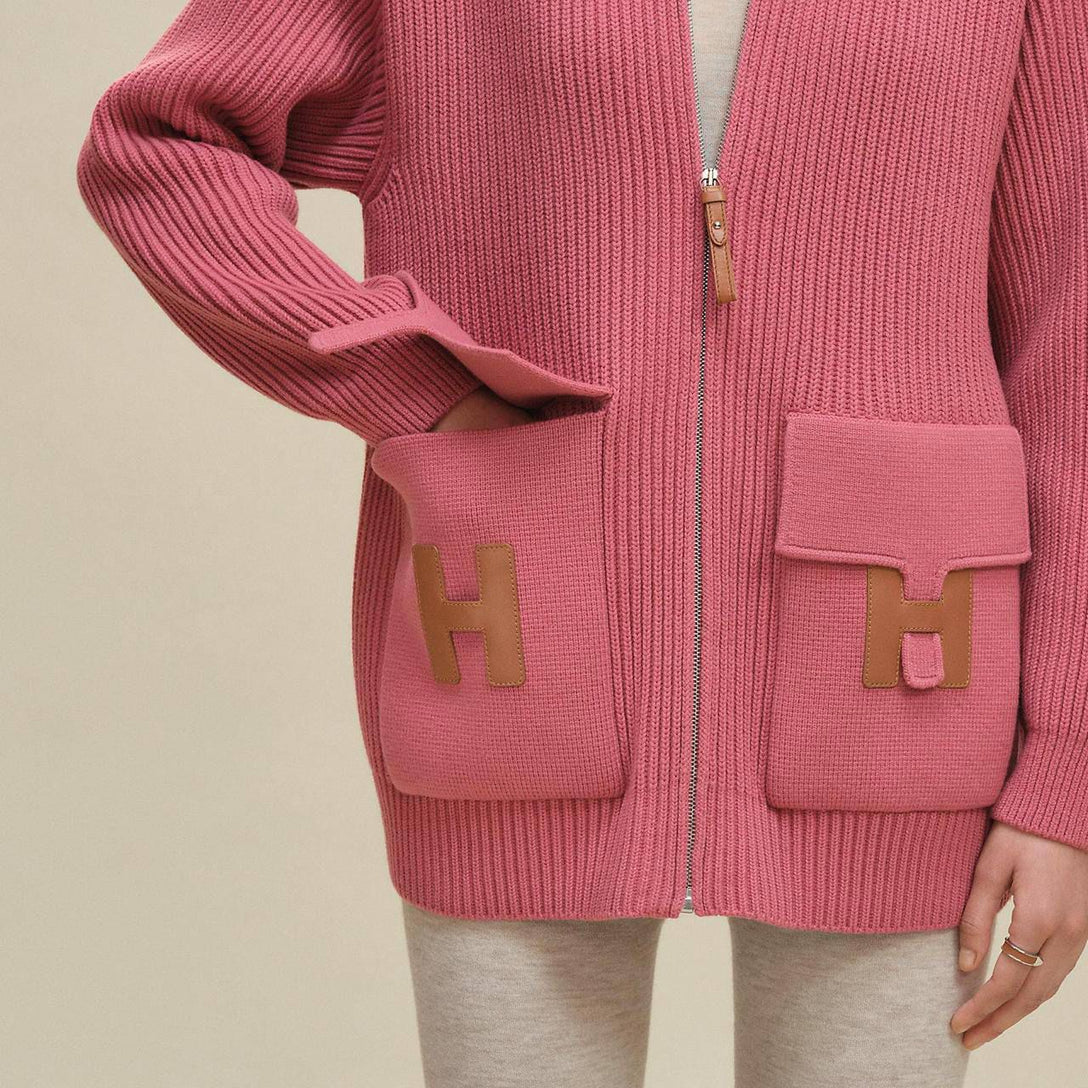 Hermès Wool knit jacket