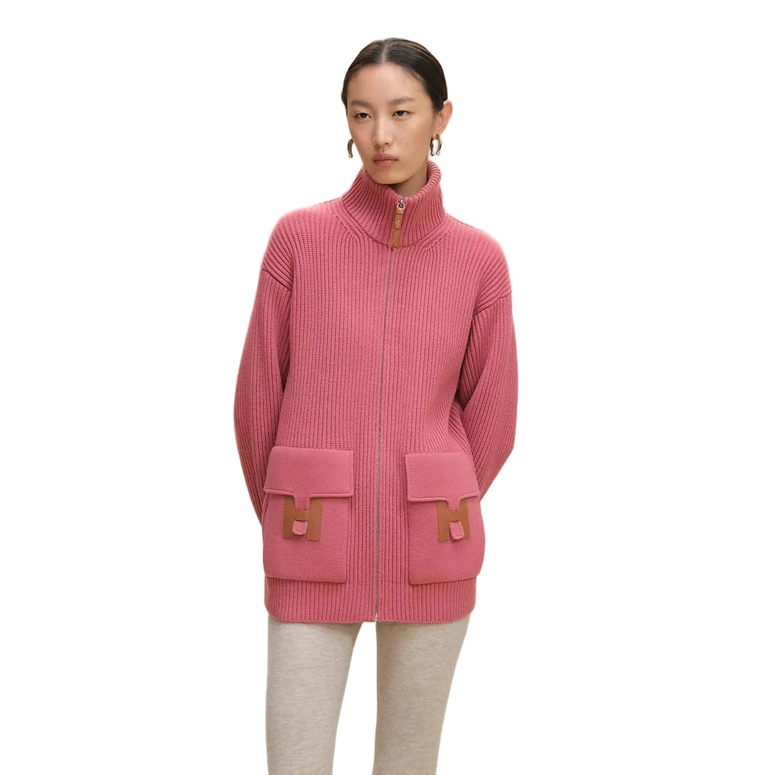 Hermès Wool knit jacket