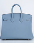 Hermès Birkin 25 Bleu Lin