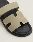 Hermès Men’s Chypre Sandals Vert Mosaïque
