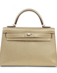 Hermès Mini kelly II Dore