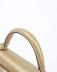 Hermès Mini kelly II Dore