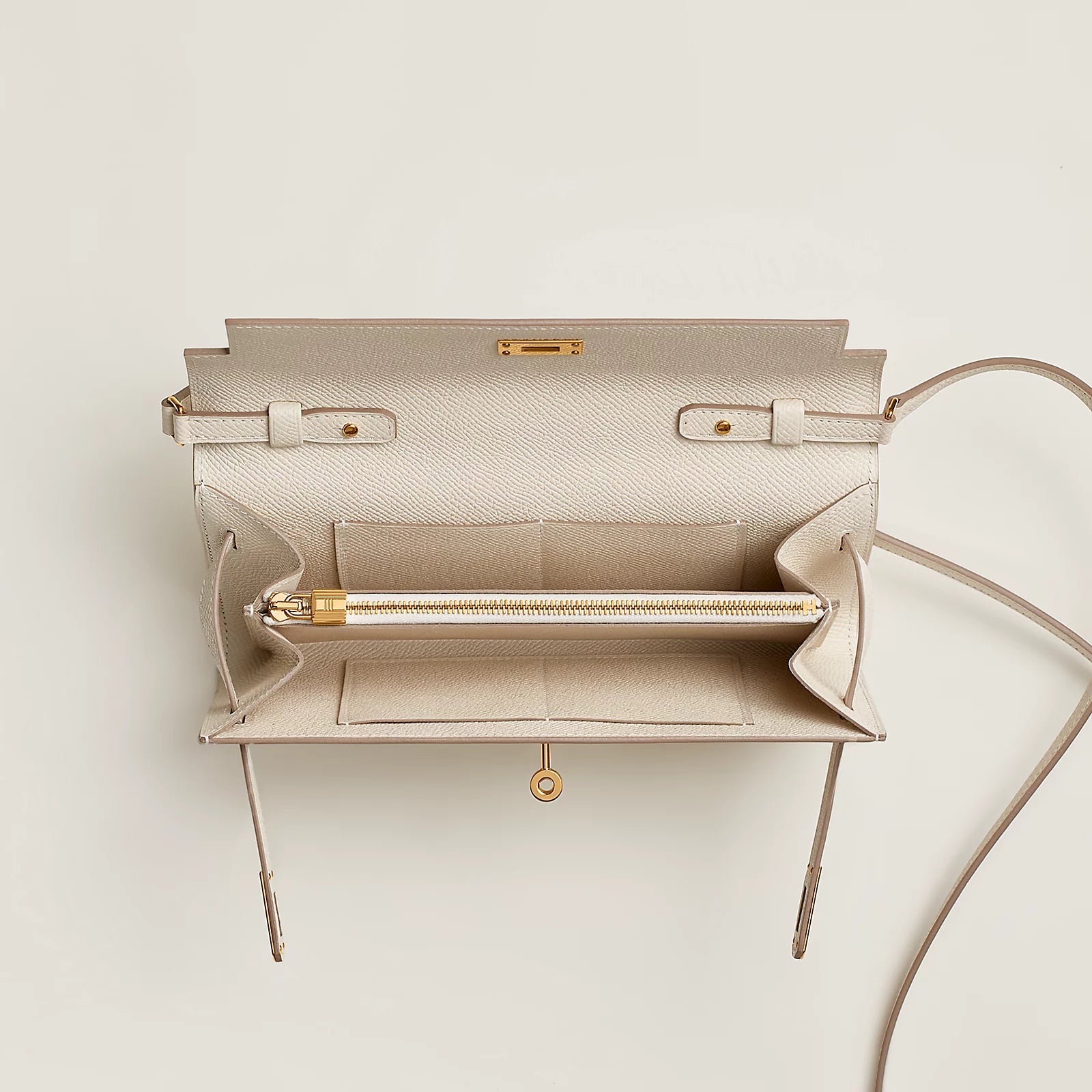 Hermès Kelly to Go Craie