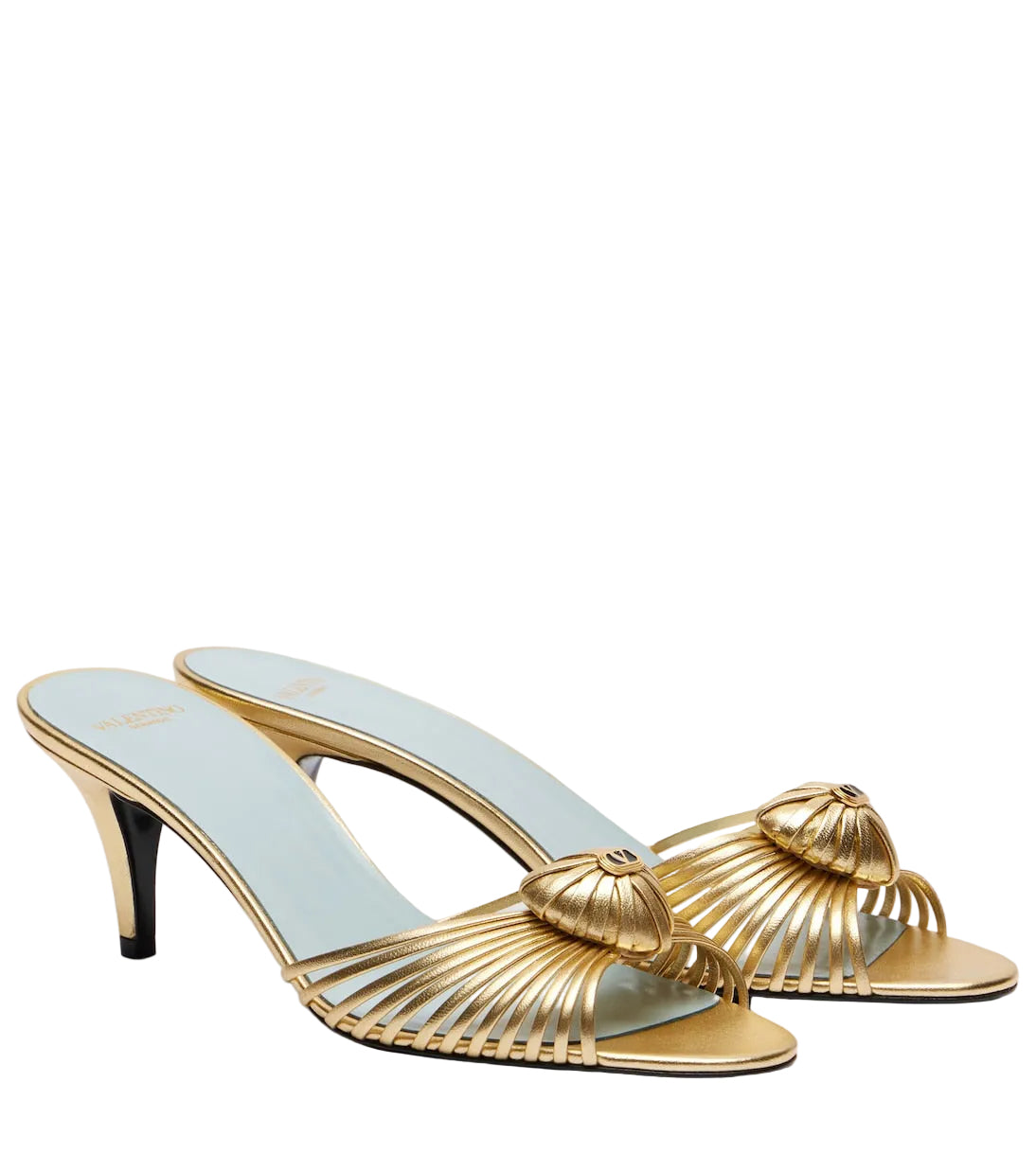 Valentino Heart detailed Mule – Coco Et Loco