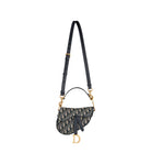 Dior Mini Saddle Bag With Strap.