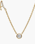 Chain With Letter And Diamond