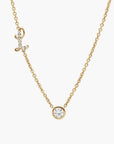 Chain With Letter And Diamond