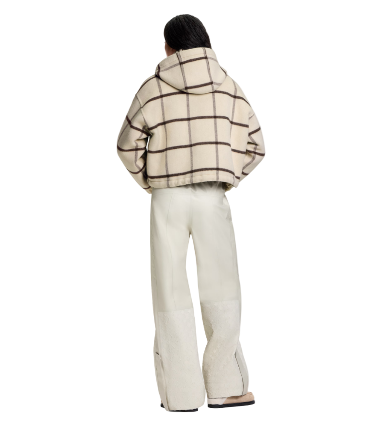 Louis Vuitton Check Motif Hooded Jacket