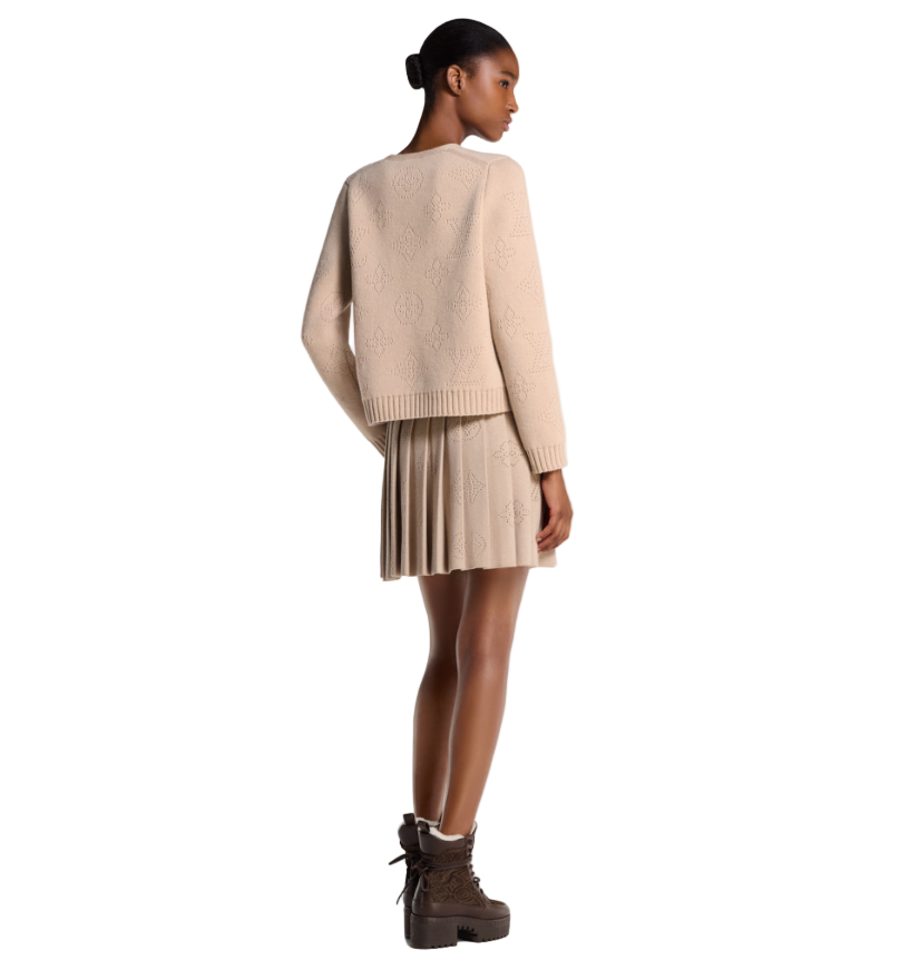 Louis Vuitton Double-Breasted Mahina Knit Cardigan