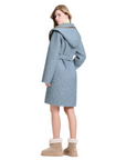 Louis Vuitton Reversible Signature Hooded Wrap Coat