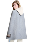 Louis Vuitton Denim-Effect Double Face Cape