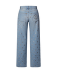 Louis Vuitton Signature Sequin Boot-Cut Jeans