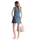 Louis Vuitton Button Front Denim Dress
