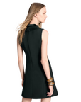 Louis Vuitton Pleat Collar Fitted Dress