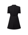 Louis Vuitton Short-Sleeved Tailored Wrap Dress