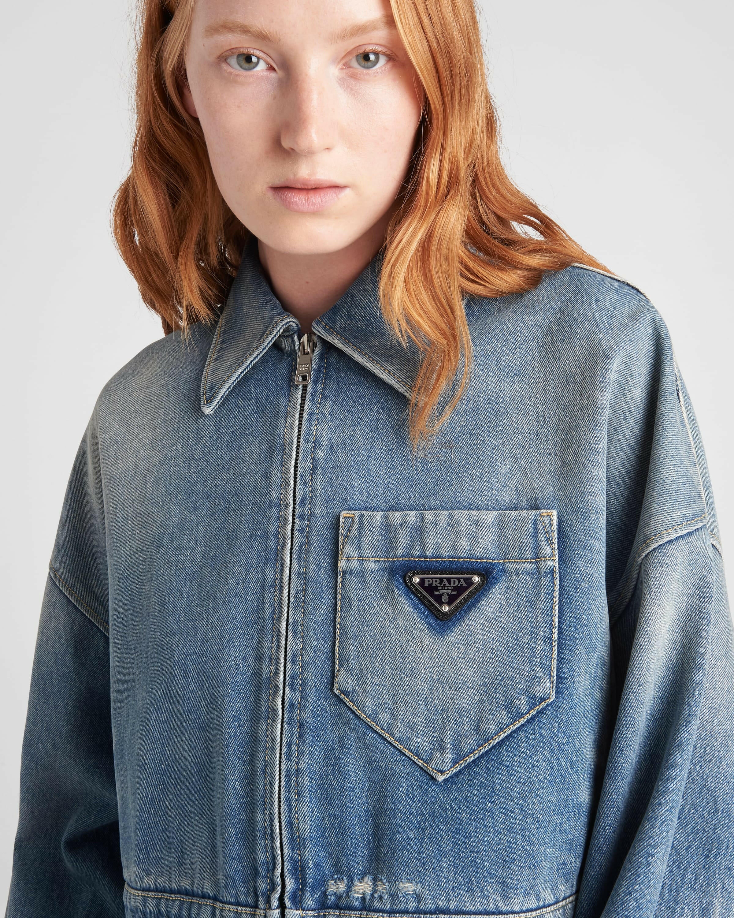 Prada Organic Denim Jacket.