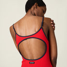 Miu Miu Technical Knit Swimsuit.