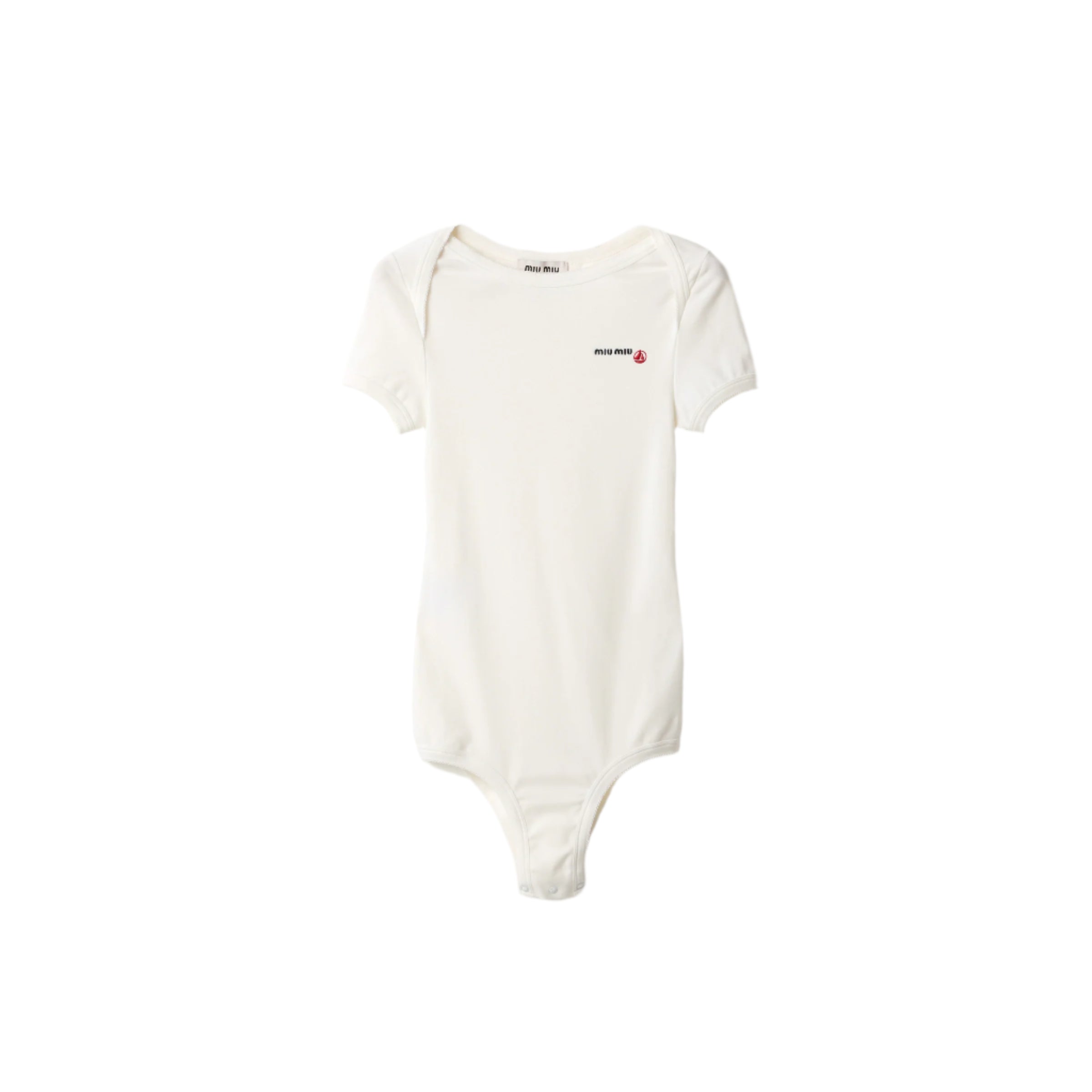 Petit Bateau X Miu Miu stretch jersey bodysuit.