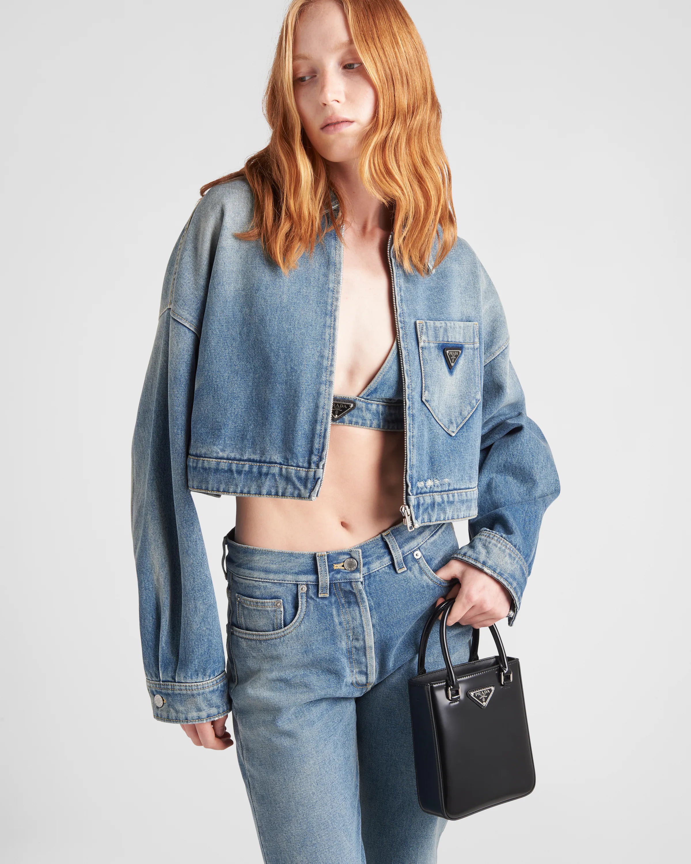 Prada Organic Denim Jacket.